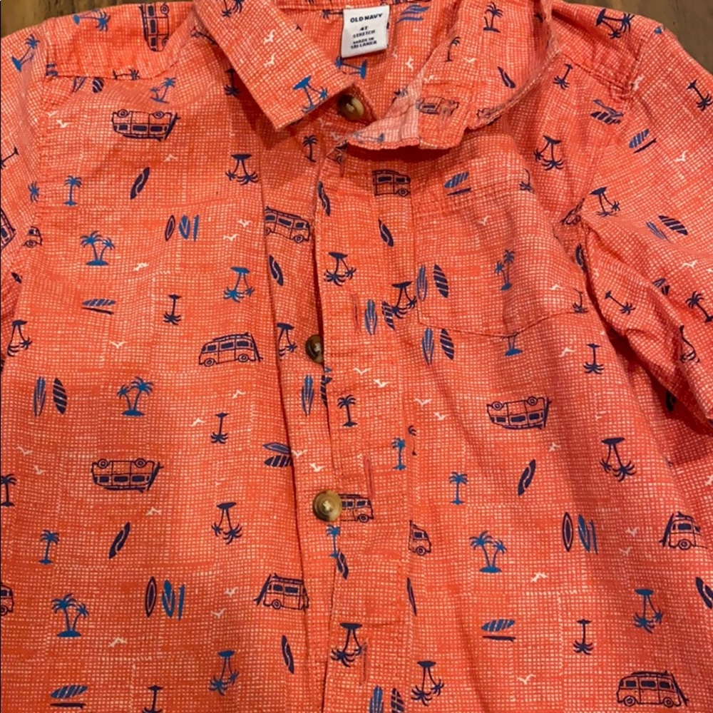 Button up old navy boys shirt!
